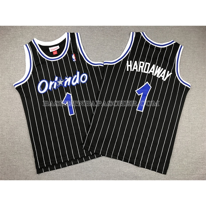 Maillot Enfant Orlando Magic Penny Hardaway NO 1 Mitchell & Ness 1994-95 Noir